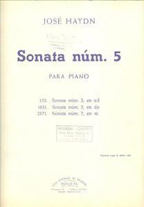 P HAYDN SONATA Nº5 BOILEAU