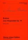 P BRAHMS RAPSODIAS (2) OP.79  (URTEXT)