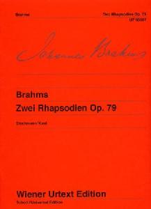 P BRAHMS RAPSODIAS (2) OP.79  (URTEXT)