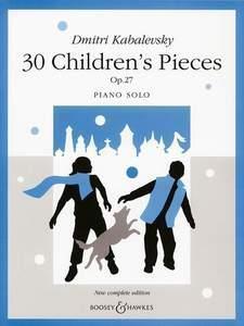 P KABALEVSKY 30 PIEZAS PARA NIÑOS OP.27