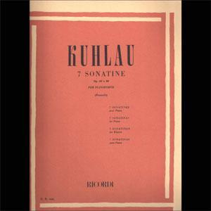 P KUHLAU 7 SONATINAS OP.60/88 RICORDI
