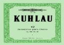 P KUHLAU SONATINAS (12) OP.20,55,59 BOILEAU