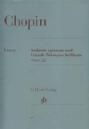 P CHOPIN ANDANTE SPIANATO GRAN POLONESA BRILLANTE OP.22