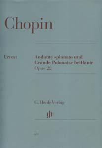 P CHOPIN ANDANTE SPIANATO GRAN POLONESA BRILLANTE OP.22
