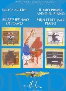 P POUILLARD MI PRIMER AÑO DE PIANO EN 4 LENGUAS