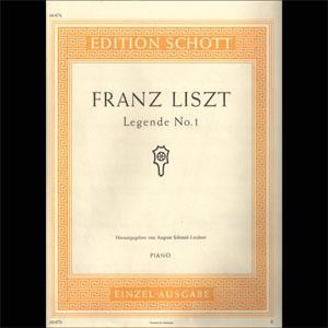 P LISZT LEYENDA N.1 PARA PIANO *OFERTA*