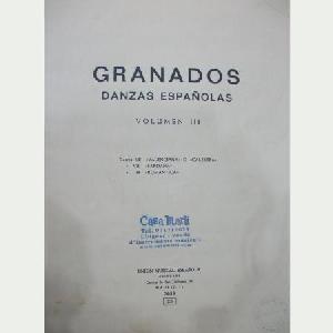 P GRANADOS DANZAS ESPAÑOLAS VOL.III *OFERTA*