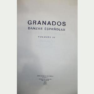 P GRANADOS DANZAS ESPAÑOLAS VOL.IV