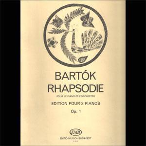 2P BELA BARTOK RAPSODIA OP.1