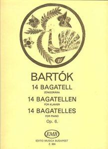 P BELA BARTOK 14 BAGATELAS OP.6 E.M.B *OFERTA*