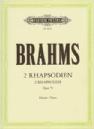 P BRAHMS RAPSODIAS (2) OP.79 PETERS