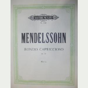 P MENDELSSOHN RONDO CAPRICHOSO OP.14 PIANO *OFERTA*