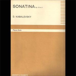 P KABALEVSKY SONATINA OP.13 Nº1 *OFERTA*
