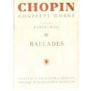 P CHOPIN BALADAS (PADEREWSKI TOMO III)