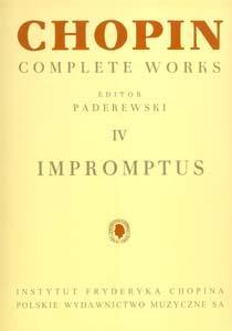 P CHOPIN IMPROMPTUS (PADEREWSKI)