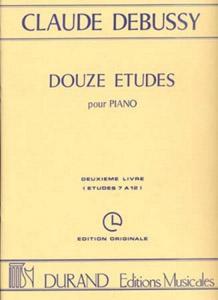 P DEBUSSY DOCE ESTUDIOS PIANO V.1 DURAN * EN OFERTA *
