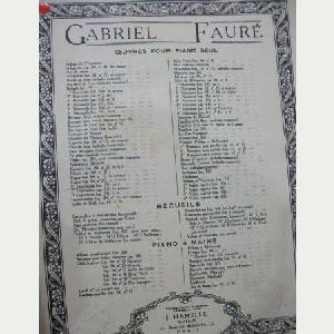 P FAURE IMPROMPTU 1 OP.25 MIbM *OFERTA*