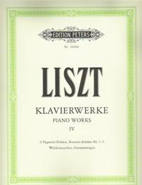 P LISZT ESTUDIOS PAGANINI / CONCIERTO ESTUDIOS 1-3