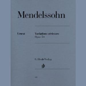 P MENDELSSOHN 17 VARIACIONES SERIAS OP.54 PIANO *OFERTA*