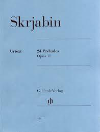 P SCRJABIN PRELUDIOS (24) OP.11
