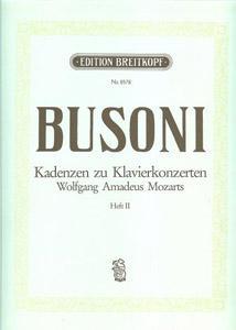 P BUSONI CADENCIAS DE CONCIERTOS MOZART II