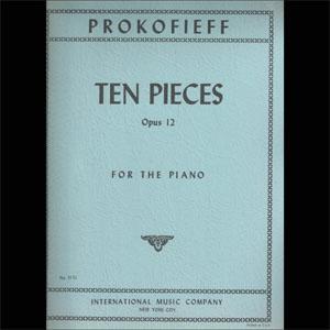 P PROKOFIEFF 10 PIEZAS PARA PIANO OP.12 *OFERTA*