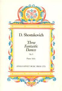 P SHOSTAKOVICH 3 DANZAS FANTASTICAS PIANO OP.5 *OFERTA*