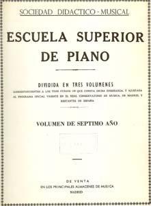 P ESCUELA SUPERIOR DE PIANO SEPTIMO AÑO