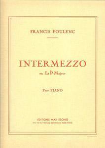 P POULENC INTERMEZZO LAb M