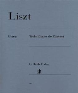 P LISZT TRES ESTUDIOS DE CONCIERTO  Ed. HENLE