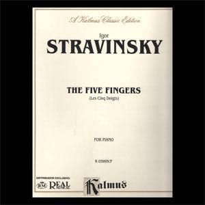 P STRAVINSKY LOS CINCO DEDOS PIANO * OFERTA*