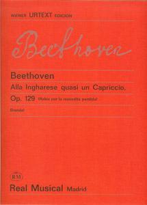 P BEETHOVEN OP.129 ALLA INGHARESE QUASI UN CAPRICCIO