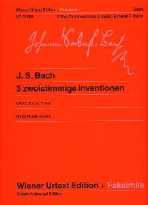 P BACH 3 INVENCIONES A DOS VOCES