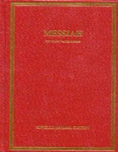 CRP V/S HANDEL EL MESIAS VOCAL SCORE + PIANO TAPA DURA