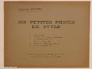 TB NIVERD SIX PETITES PIECES DE STYLE TROMBON *OFERTA*