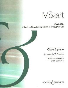 OBP MOZART SONATA (CUARTETO OBOE Y CUERDAS FA M) KV370