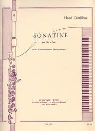 FLP DOUTILLEUX H. SONATINA FLAUTA Y PIANO *OFERTA*