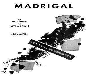 FLP GAUBERT MADRIGAL PARA FLAUTA Y PIANO