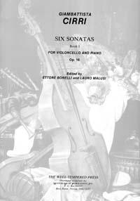 VCP CIRRI SONATA N.1 DO M VIOLONCELLO Y PIANO