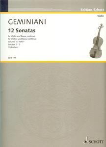 VP / VCP GEMINIANI SONATAS V.1 (3 SONATAS)