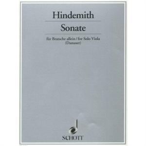 VA HINDEMITH SONATA VIOLA  SOLA (1937) 