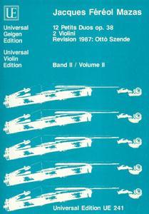2V MAZAS PEQUEÑOS DUOS OP.38 VOL.2