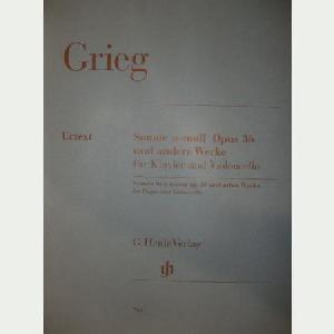 VCP GRIEG SONATA LA m OP.36 Y OTRAS PIEZAS *OFERTA*