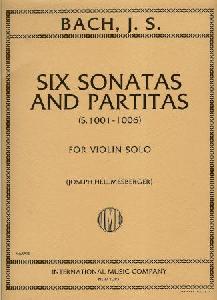 V BACH SONATAS Y PARTITAS BWV 1001-1006 