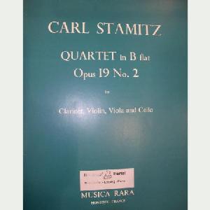 CAM V VA VC CL STAMITZ CUARTETO SIbM OP.19 N.2