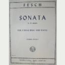 CBJ P FESCH SONATA SOL M CONTRABAJO Y PIANO 