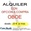 ALQUILER OBOE CON OPCION A COMPRA