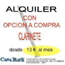 ALQUILER CLARINETE CON OPCION A COMPRA