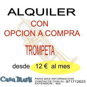 ALQUILER TROMPETA CON OPCION A COMPRA