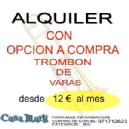 ALQUILER TROMBON VARAS CON OPCION A COMPRA